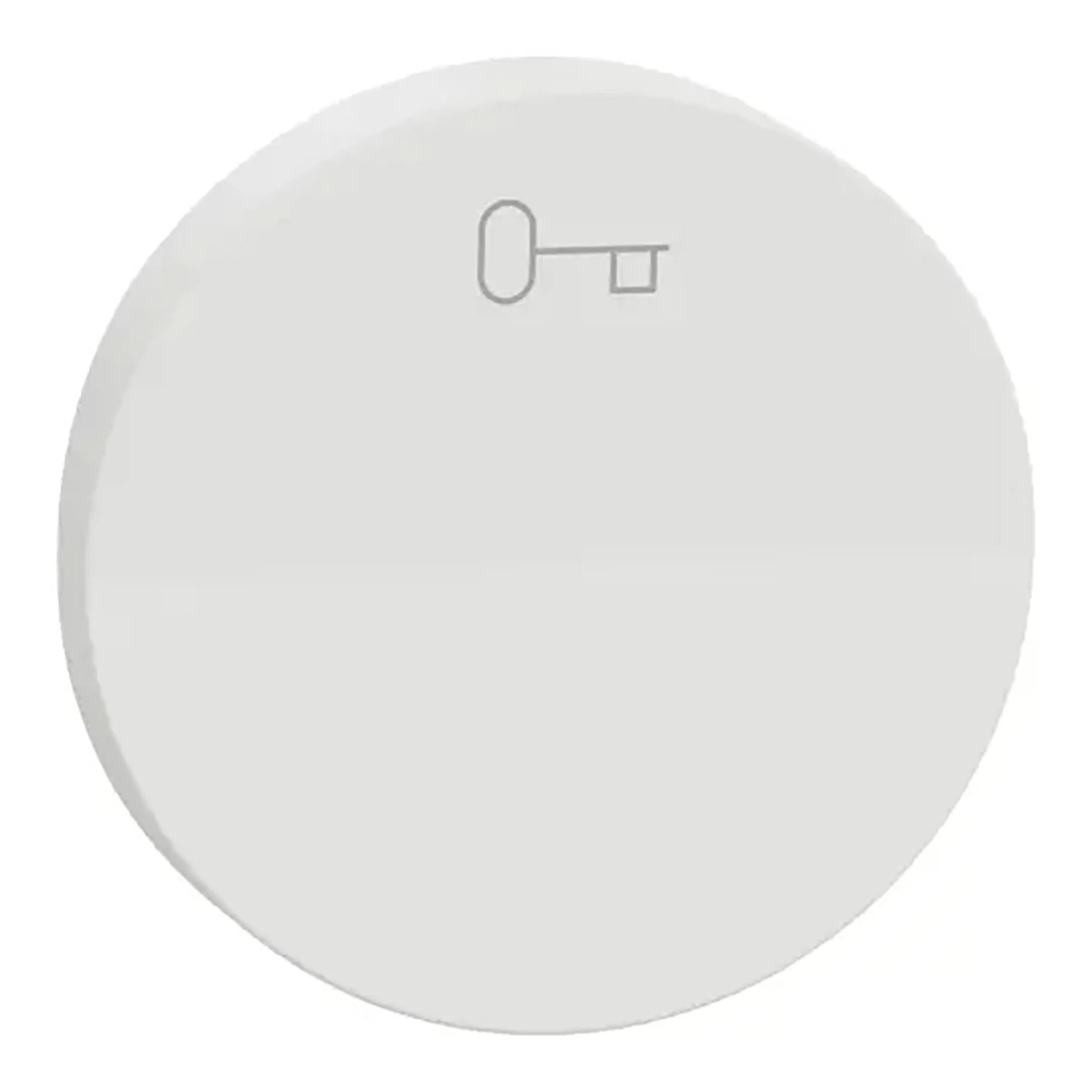 Vippa Elko One Med Nyckelsymbol för Strömställare Renvit - Tillbehör Elinstallation