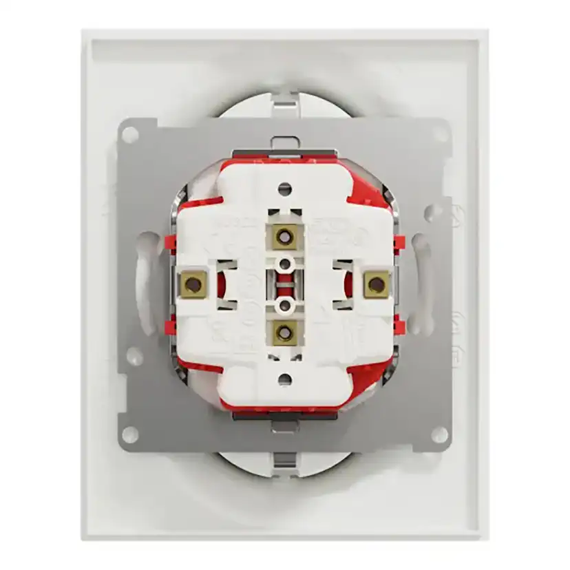 Vägguttag Elko One 2-vägs Jordad med Snabbanslutning