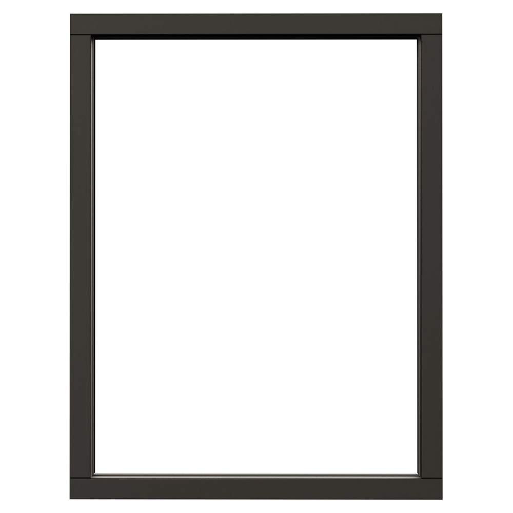 Fast Fönster NorDan Svanenmärkt NTech Aluminium BlackLine Svart