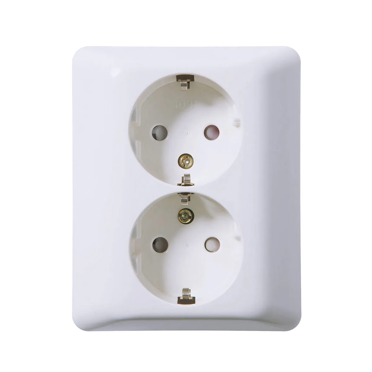 Vägguttag Elko 2-Vägs DUO RS Renvit