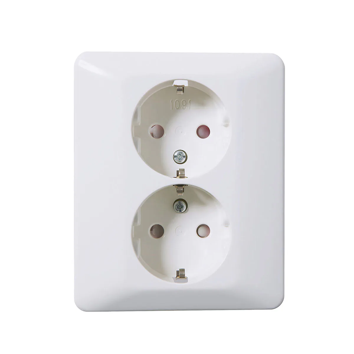 Vägguttag Elko 2-Vägs RS Renvit