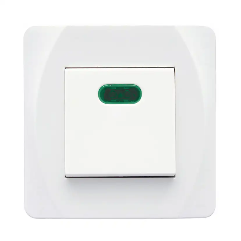 Strömbrytare Malmbergs Nova Infälld 2-Pol Glimlampa Vit