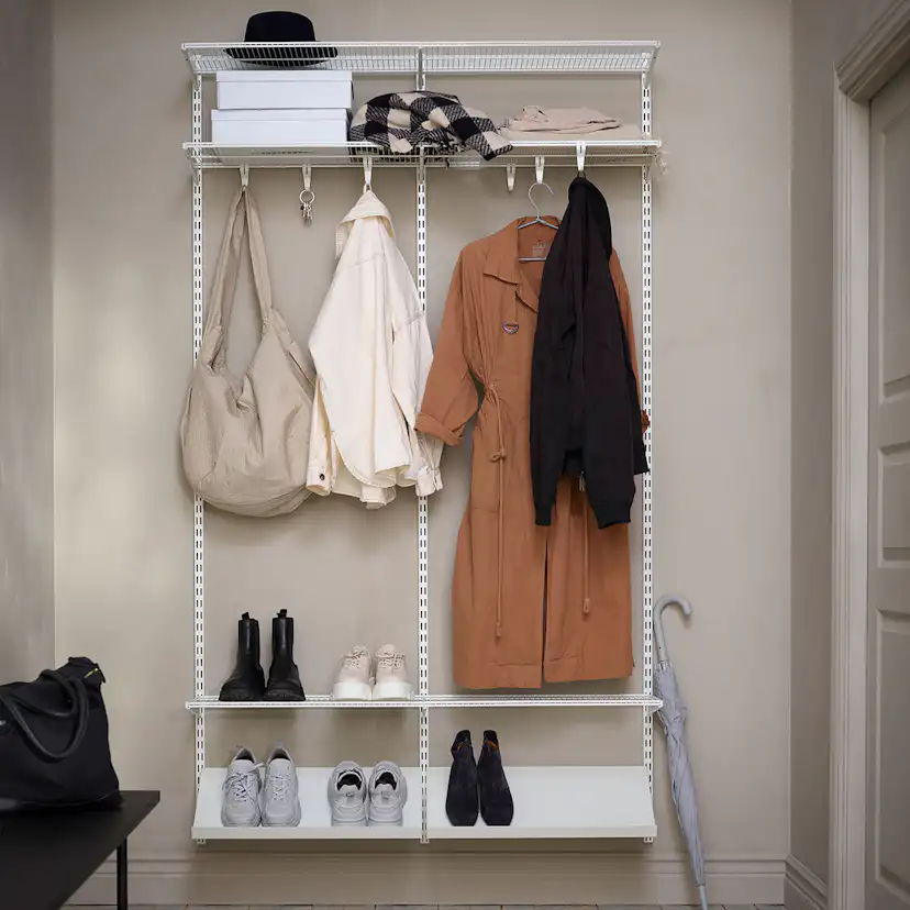 Hallösning Elfa Ready Solution Classic 5 Vit B: 1248 mm