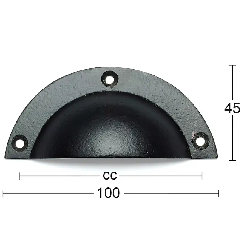 Lådhandtag Habo Alice Smide 2-pack