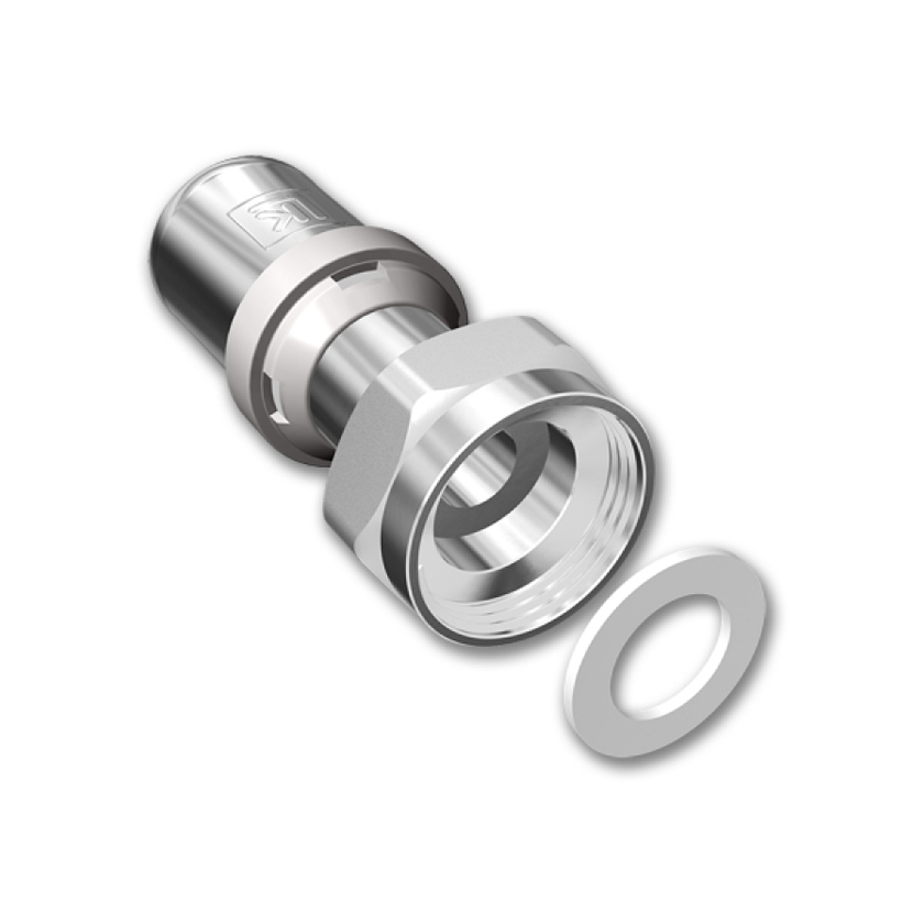 Presskoppling LK Systems Rak koppling lek/plan