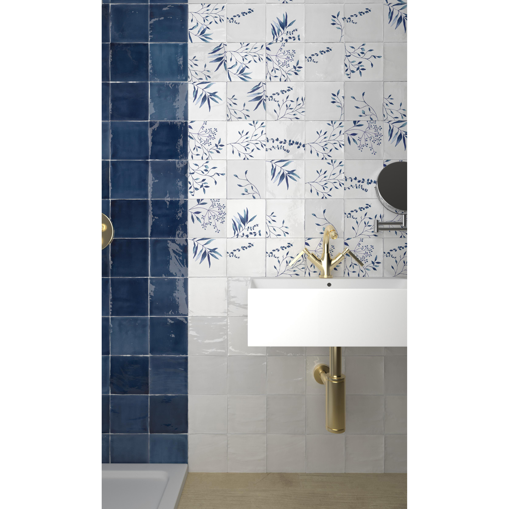 Klinker Lhådös Kakel Lhådös Olivia Blå 15x15