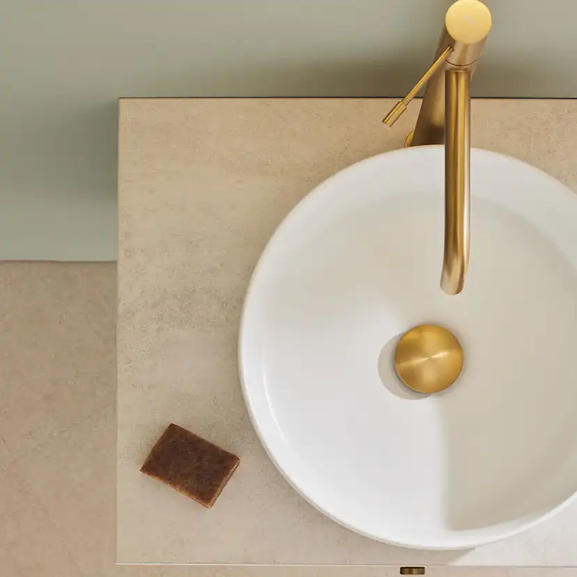 Tvättställsskåp Hafa Haze 2 Lådor med Bänkskiva och Handfat