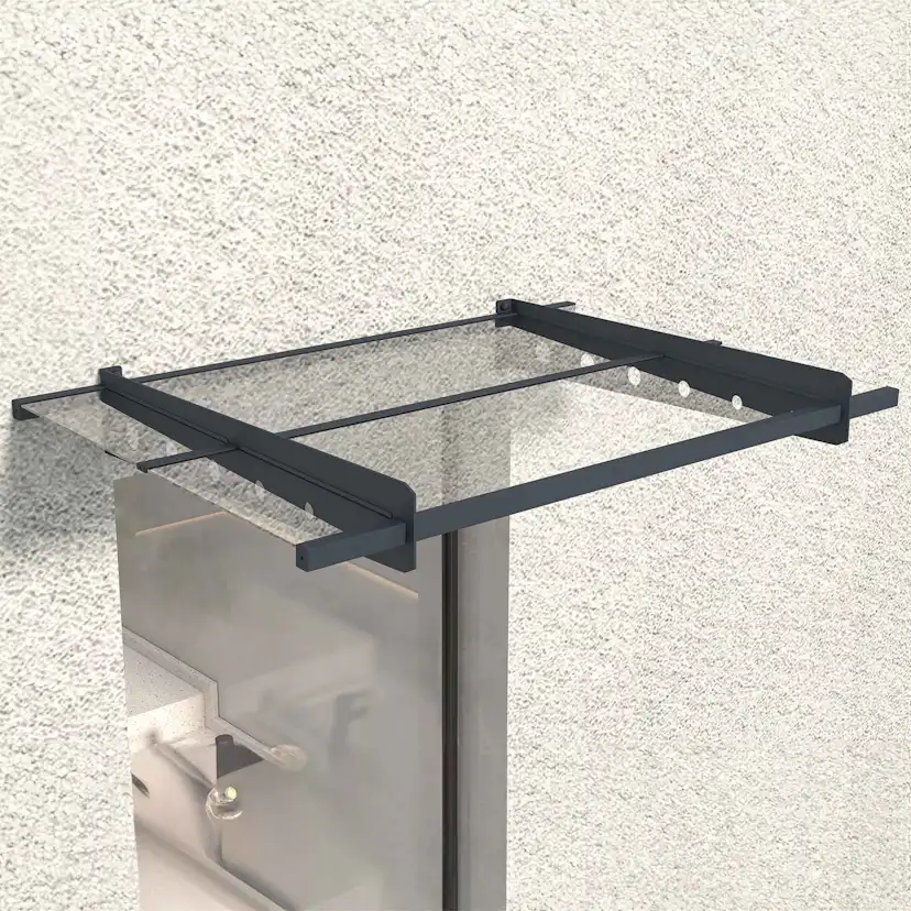 Entrétak Fornorth Modern Aluminium/Akryl 120x80 cm Väderbeständig