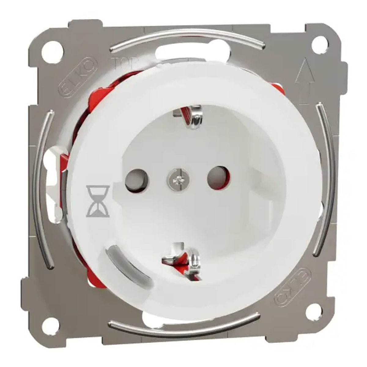 Timer Eluttag Elko One Infälld 1-Vägs Jordad med Timer