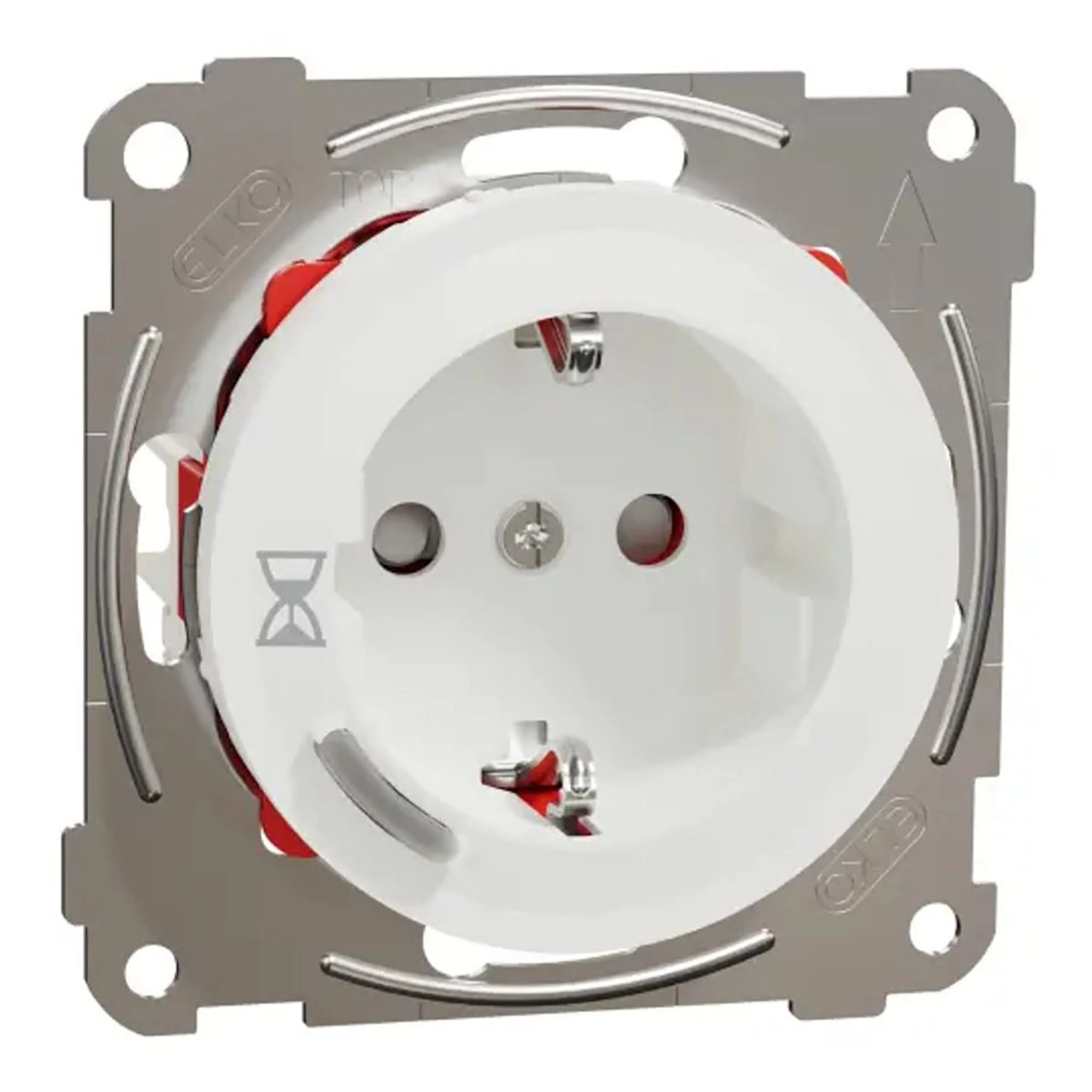 Timer Eluttag Elko One Infälld 1-Vägs Jordad med Timer