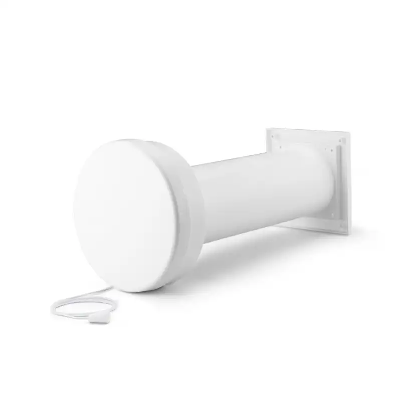 Väggventil Fresh F100 D102 KP Tilluftsventil med Filter & Kondenseringsisolering