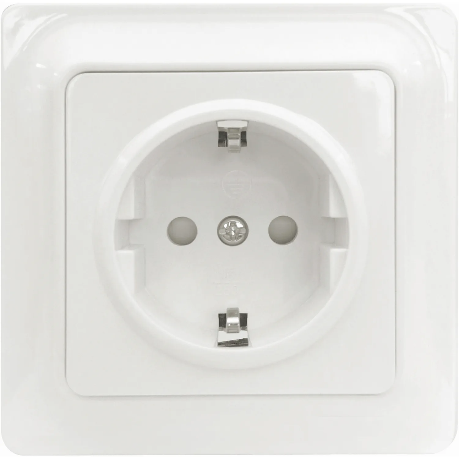 Vägguttag Malmbergs Gamma 1-Vägs Inf med Skruvanslutning