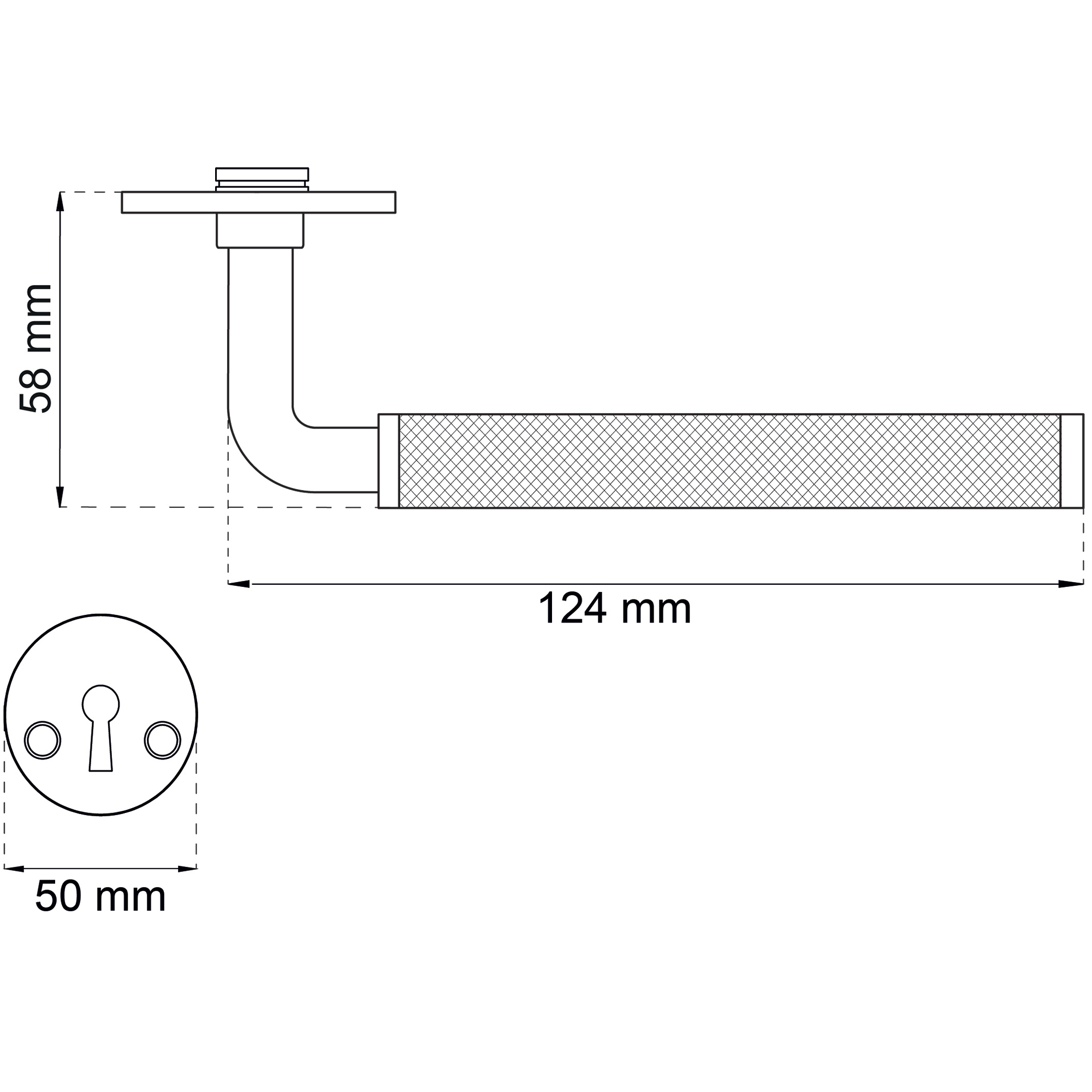 Innerdörrhandtag Habo Lexington