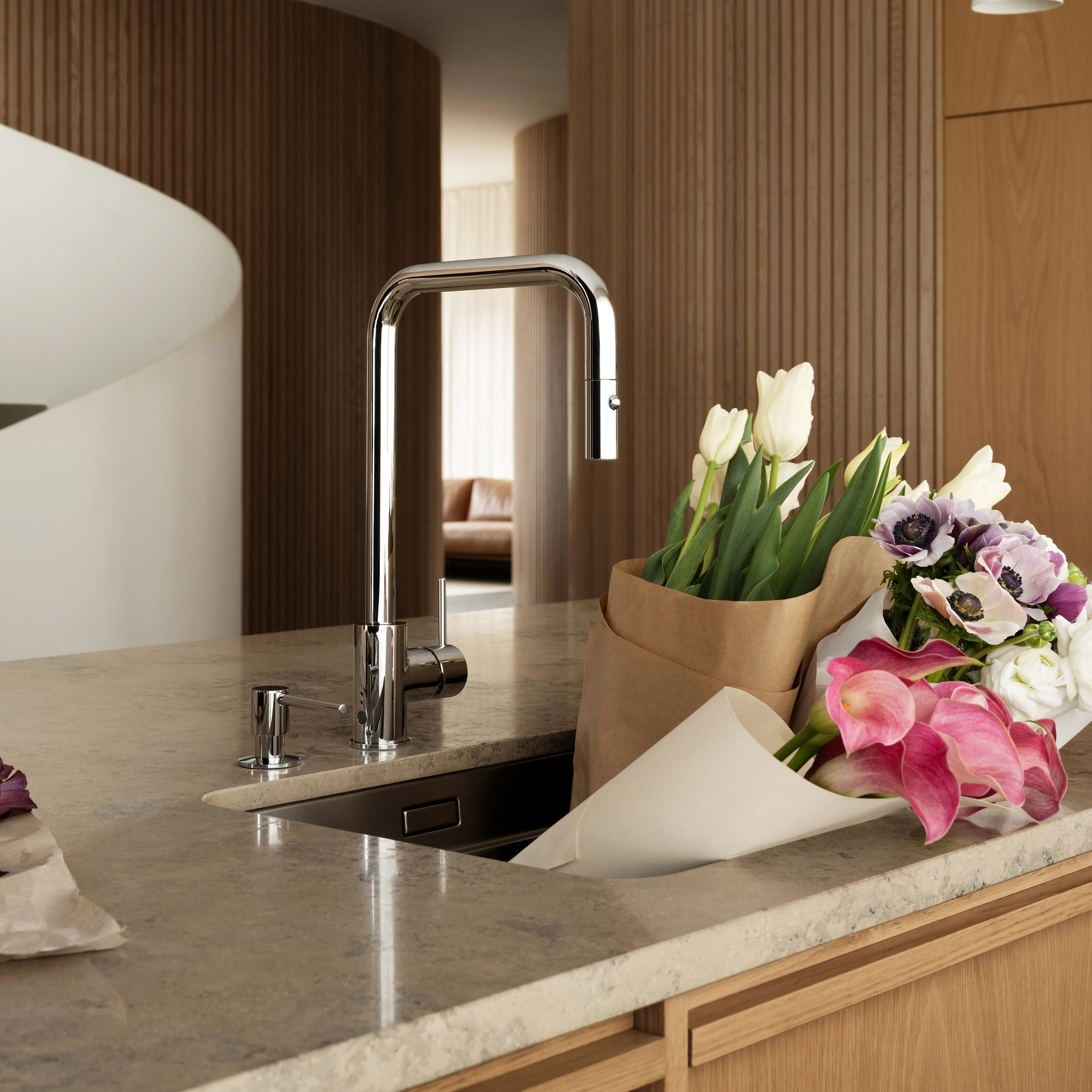 Köksblandare Mora INXX II med Utdragbar Pip