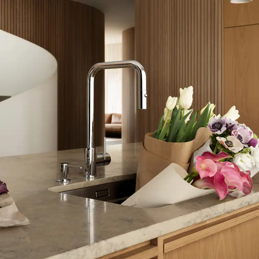 Köksblandare Mora INXX II med Utdragbar Pip