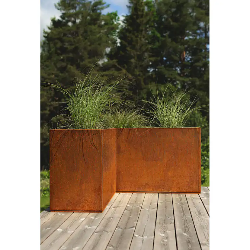 Komplett Hörn Jabo Planteringsbox Plantera 1200x1200x600 mm