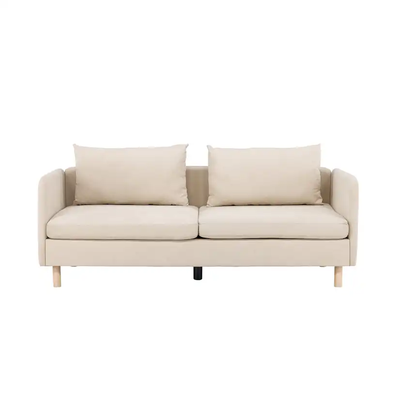 3-sitssoffa Venture Home Zero Ljusbeige 183,5 cm