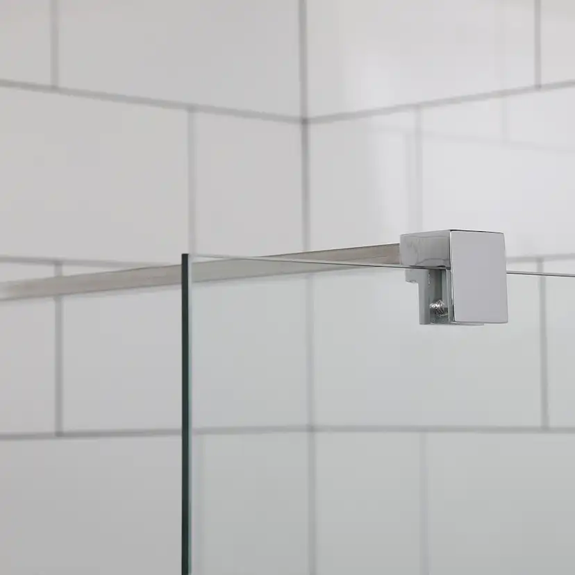 Duschdörr Bathlife Mångsidig Rak Vägg + Rak Dörr Mellan Vägg Delvis Frostat Glas