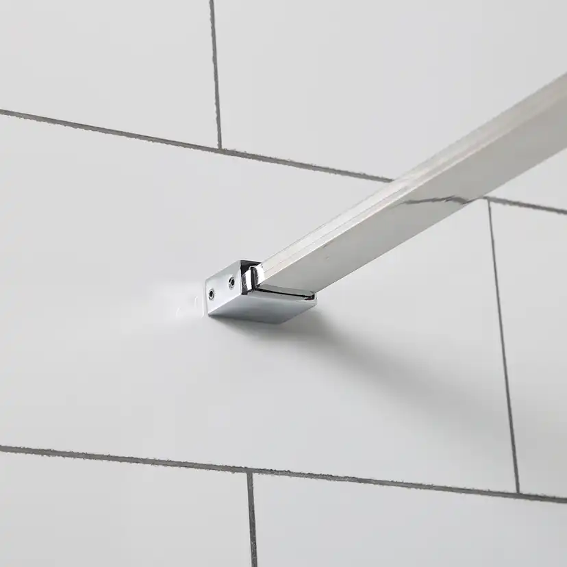 Duschhörn Bathlife Mångsidig Rak Vägg + Rak Dörr Delvis Frostat Glas