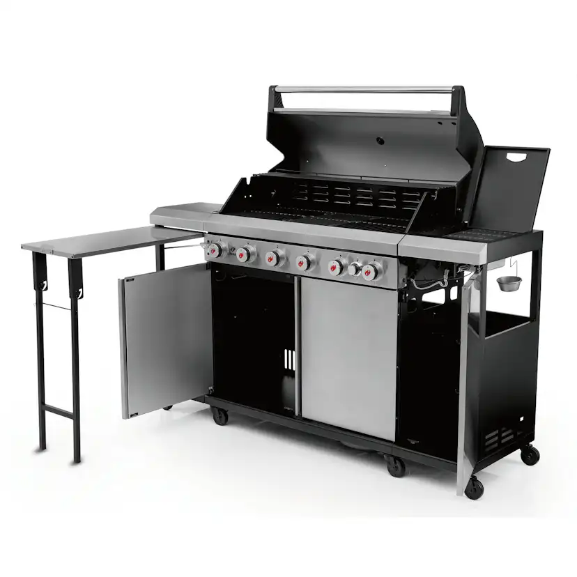 Gasolgrill Landmann Outdoor Kitchen 6.1 Stainless Steel