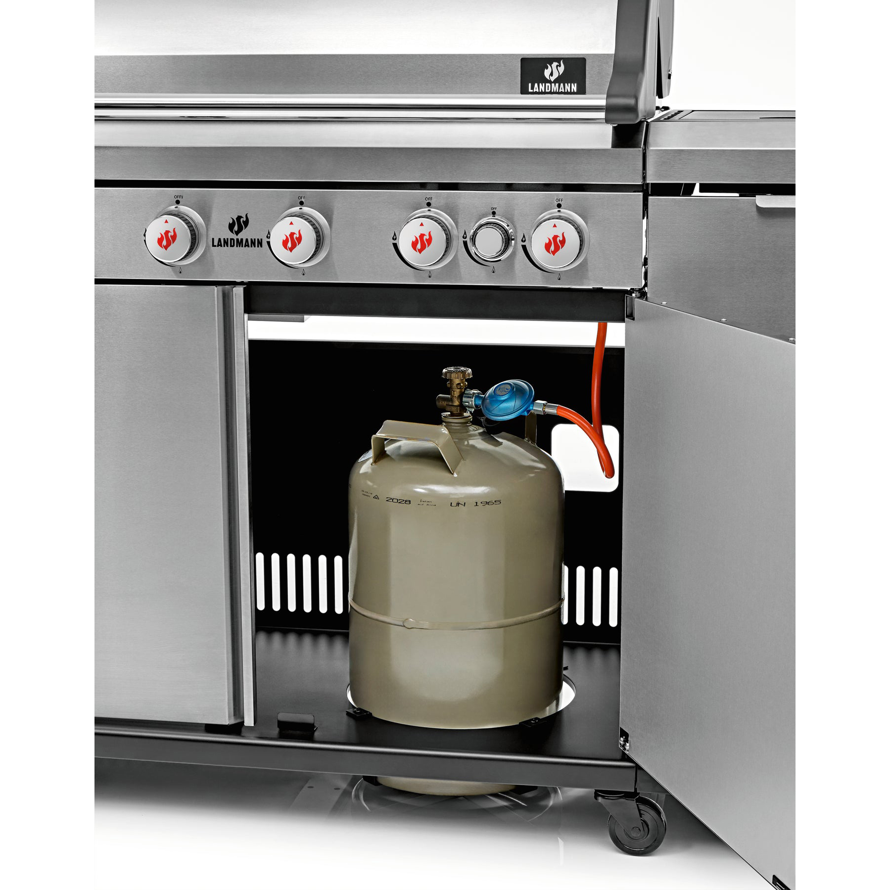 Gasolgrill Landmann Outdoor Kitchen 6.1 Stainless Steel