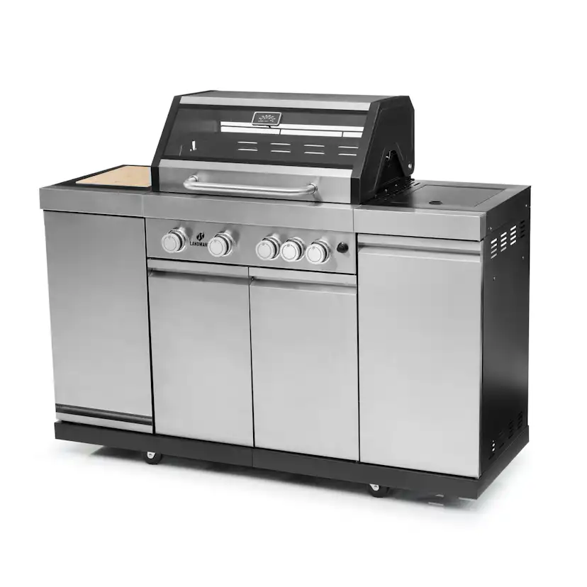 Gasol-/Kolgrill Landmann Avalon Hybrid Kitchen 4.1 MaxX
