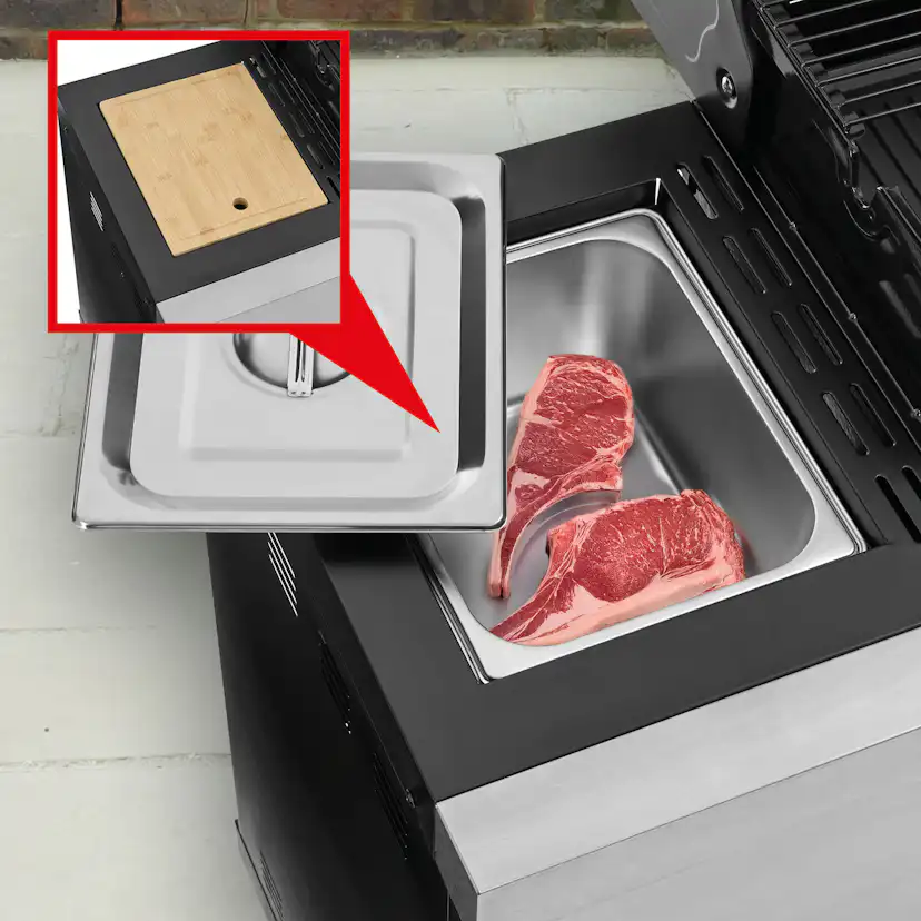 Gasol-/Kolgrill Landmann Avalon Hybrid Kitchen 4.1 MaxX