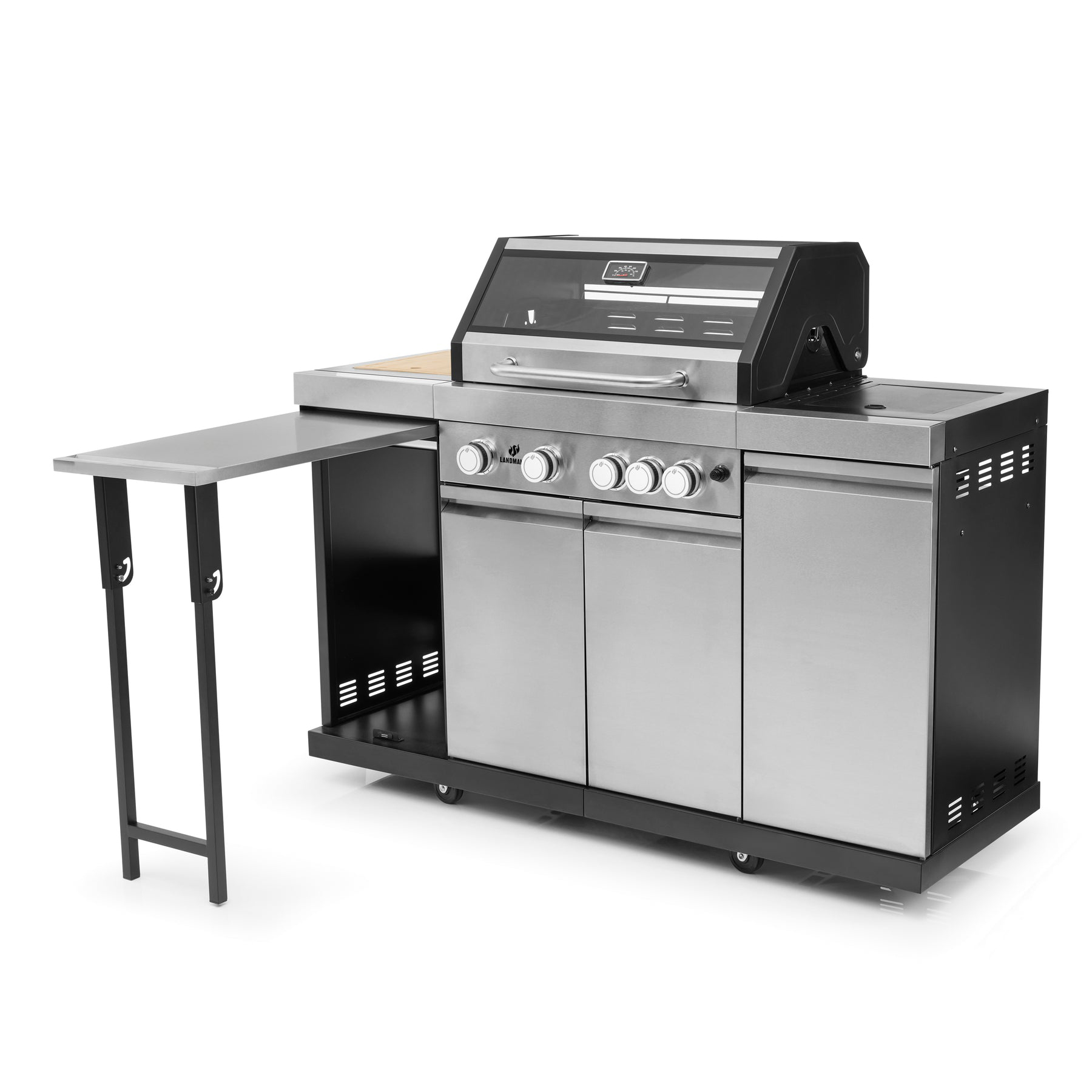 Gasol-/Kolgrill Landmann Avalon Hybrid Kitchen 4.1 MaxX