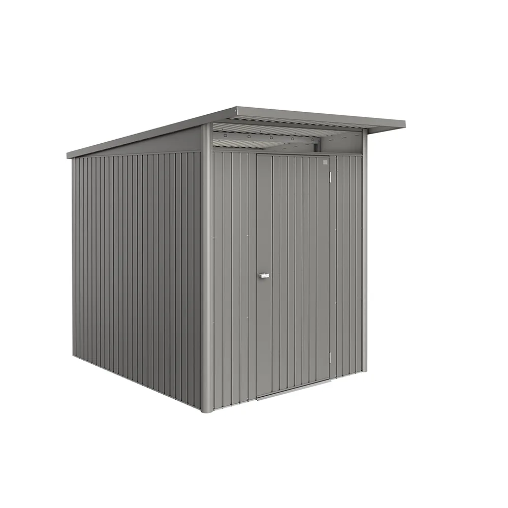 Redskapsbod Biohort Avantgarde Eco A2 Metallic Kvartsgrå Standarddörr