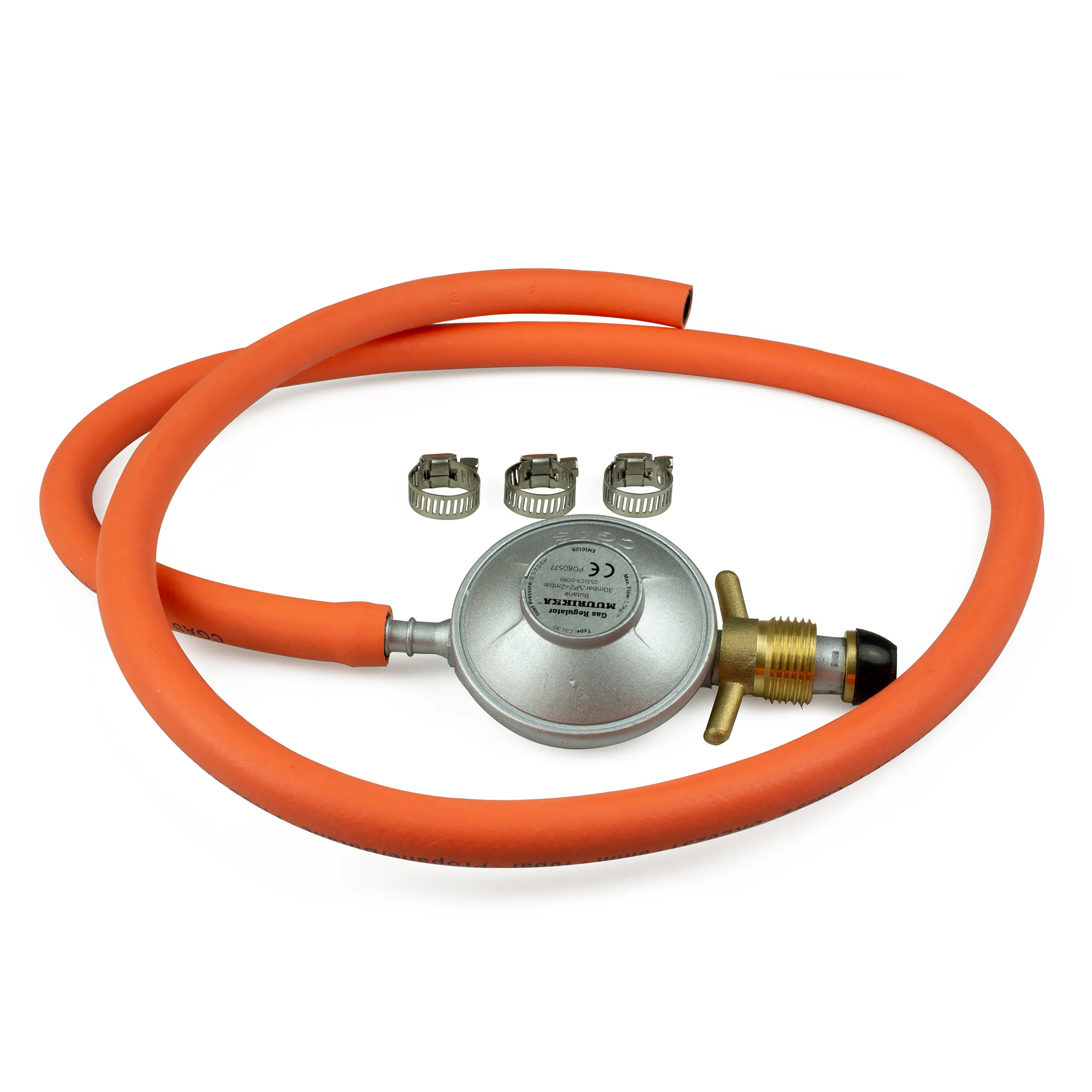 Gasregulator Muurikka För Gasolbrännare med 100 cm Slang