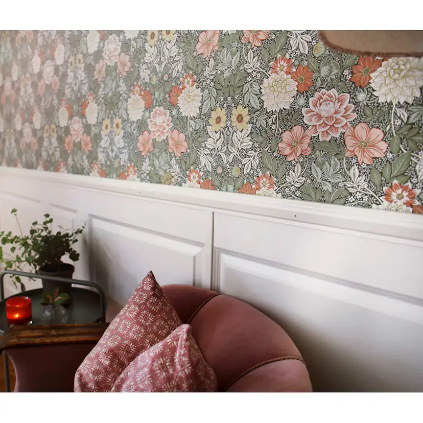 Panel Lundbergs Solliden Vitlackad Hdf 1845x837