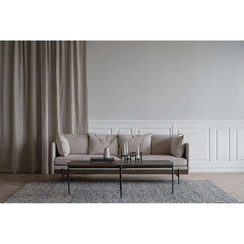 Panel Lundbergs Solliden Vitlackad Hdf 1845x837