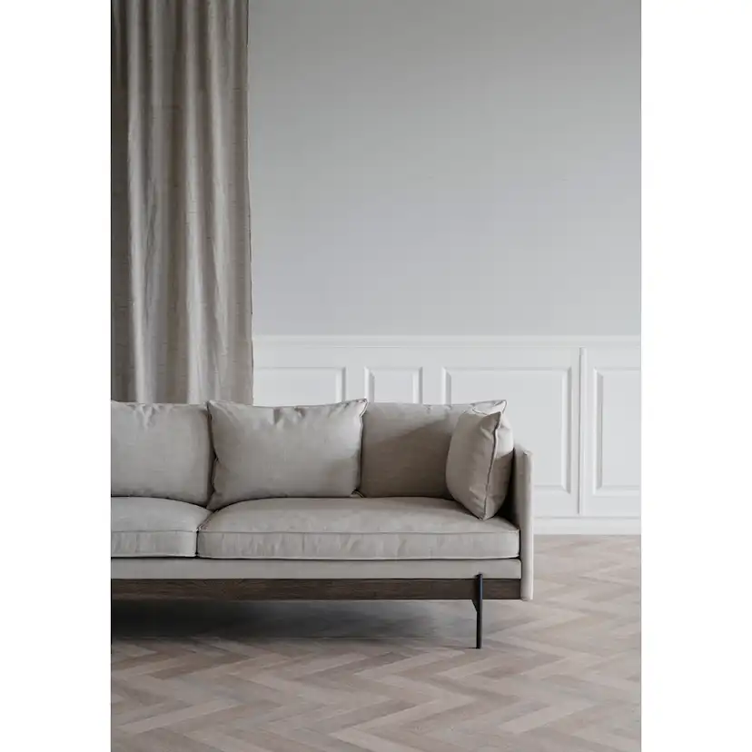 Panel Lundbergs Solliden Vitlackad Hdf 1845x837