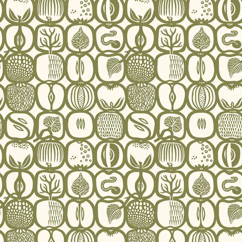 Tapet Boråstapeter Stig Lindberg Fruktlåda 1971