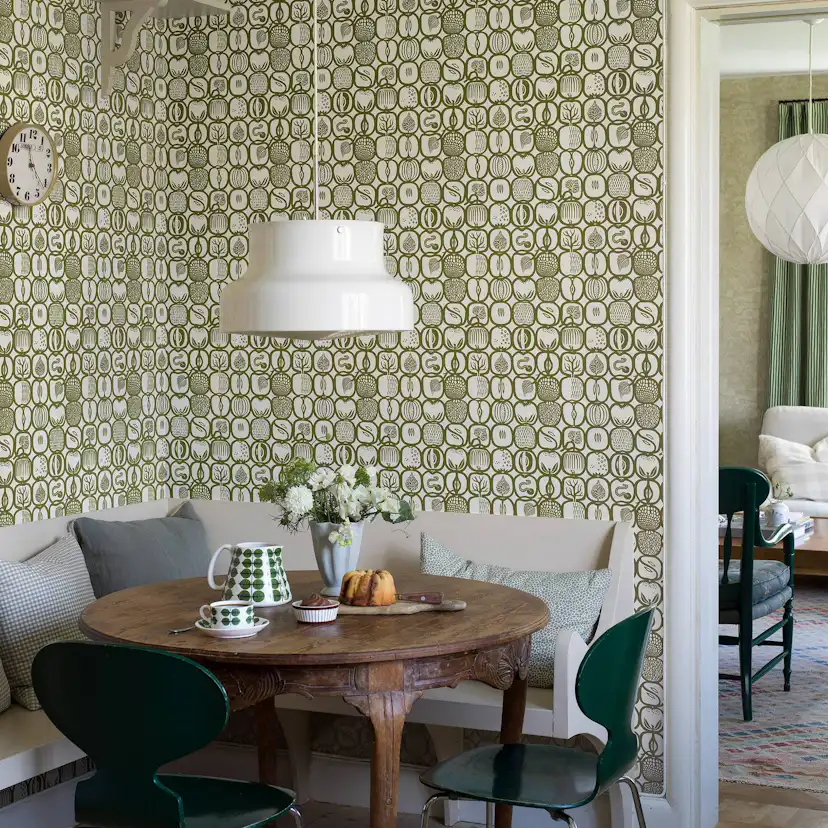 Tapet Boråstapeter Stig Lindberg Fruktlåda 1971