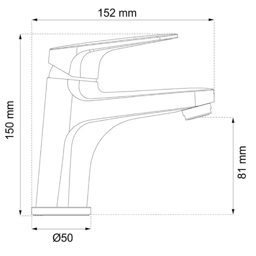 Tvättställsblandare Habo Gerbera