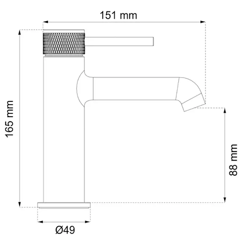 Tvättställsblandare Habo Mimosa