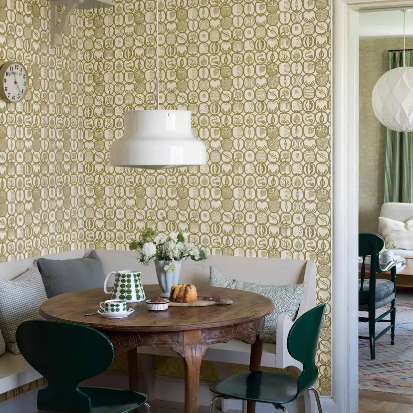 Tapet Boråstapeter Stig Lindberg Fruktlåda 1972