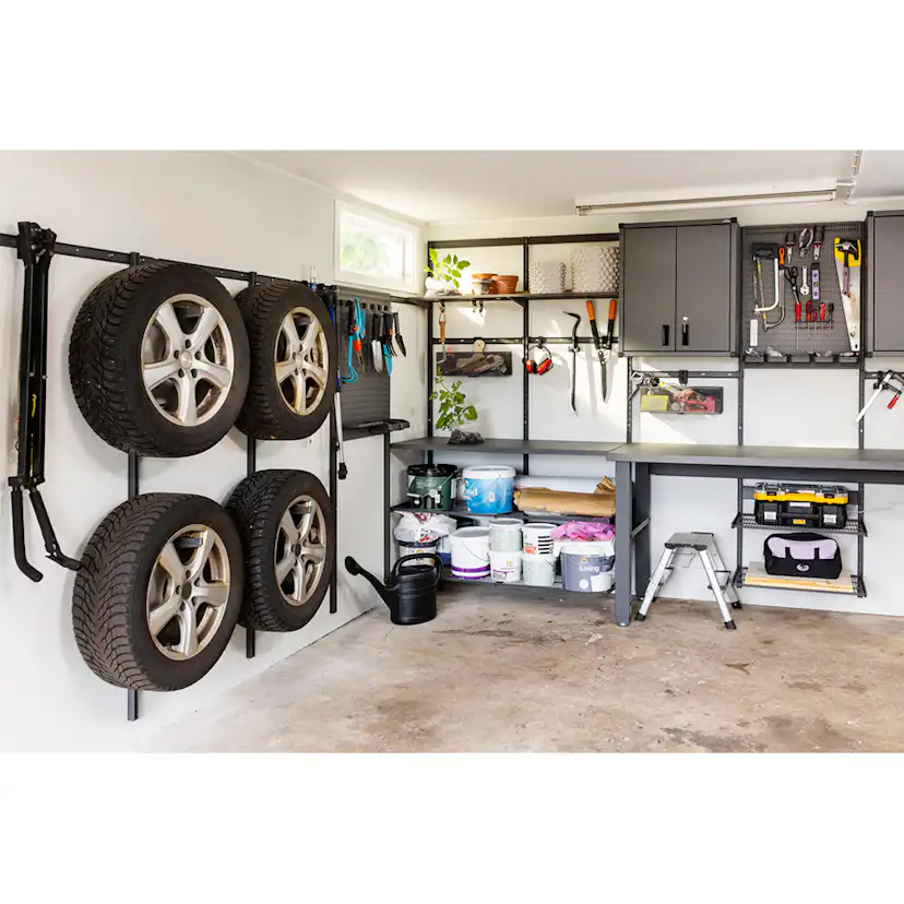 Däckförvaring Elfa Garage+ 4-pack