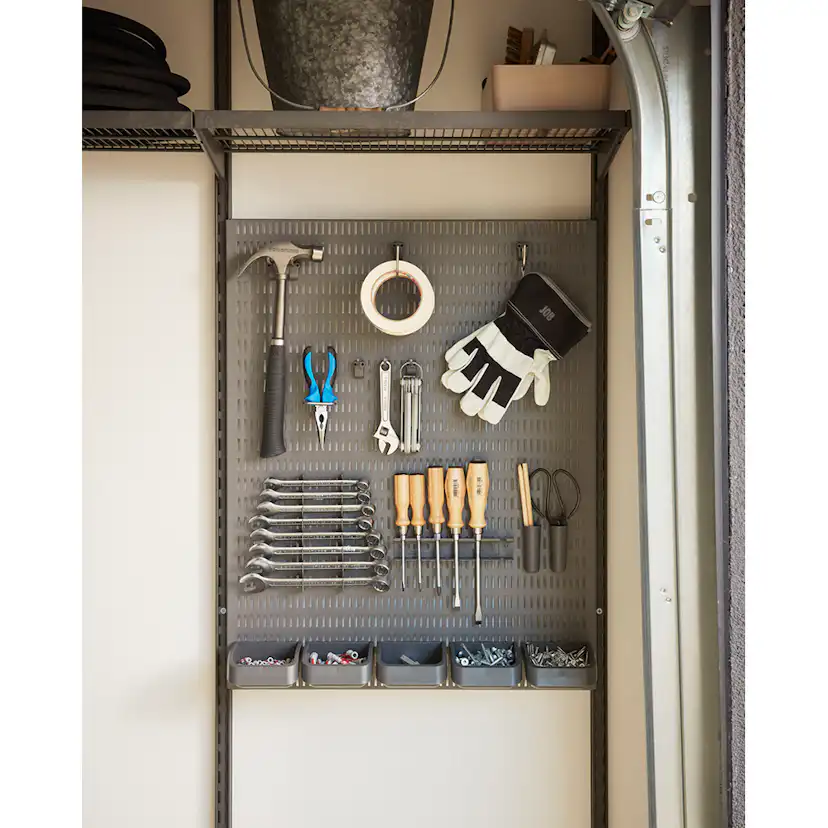 Förvaringslåda Elfa Garage+ Låg för Förvaringstavla