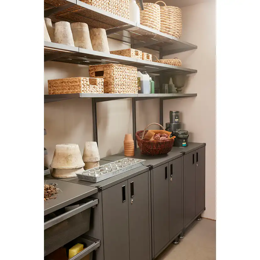 Justerbara Fötter Elfa Garage+ till Skåp 4-pack