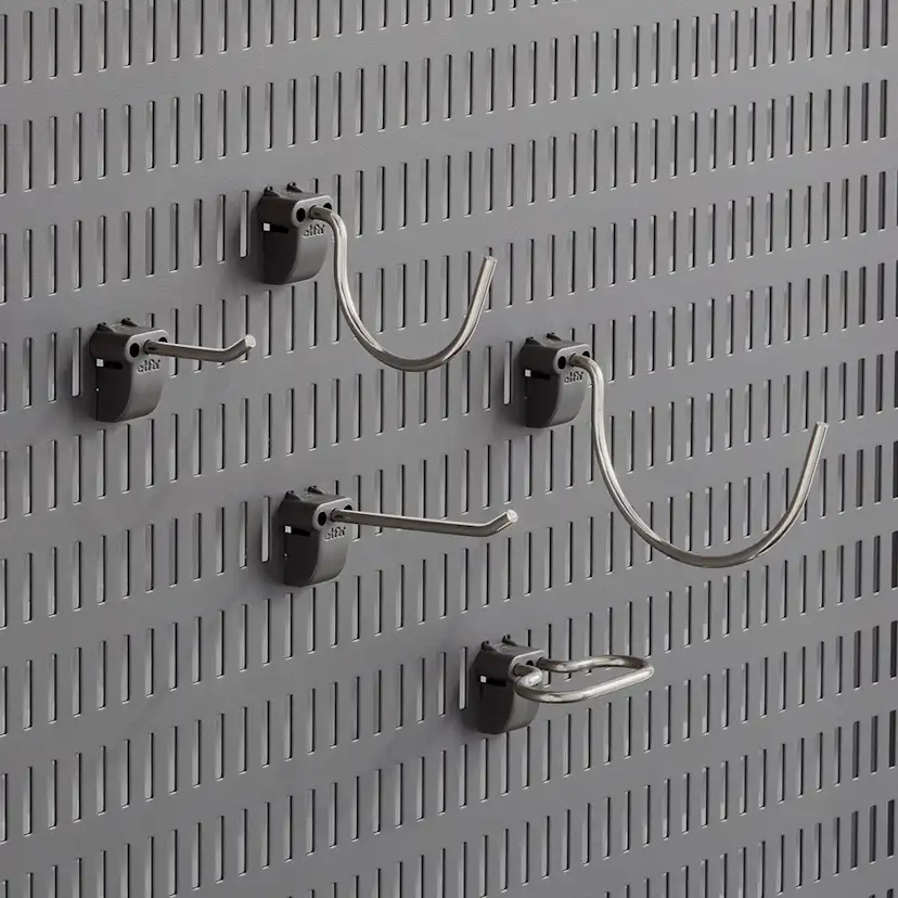 Krokar Elfa Garage+ Blandade