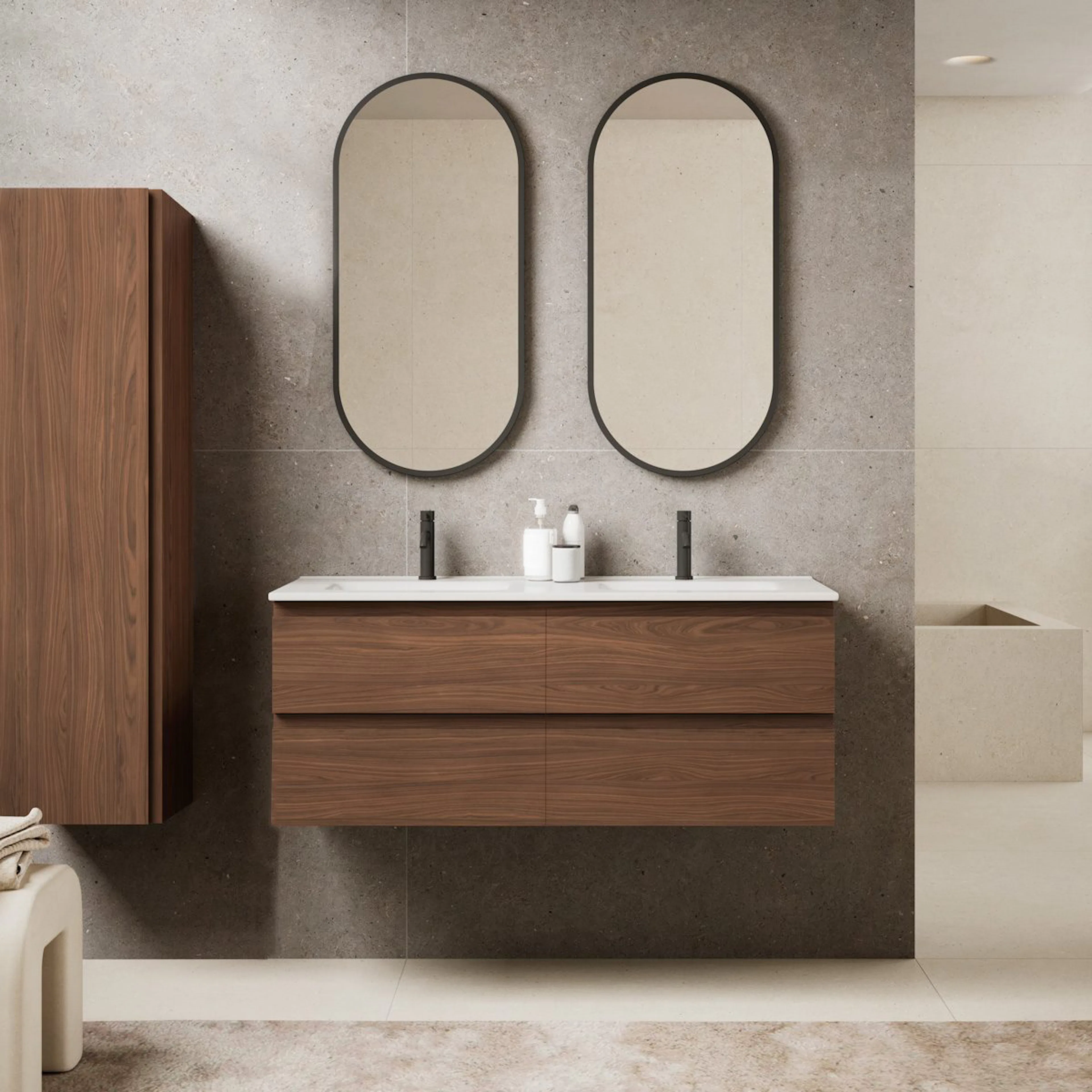 Tvättställsskåp Tenfors Norrvik 4 Lådor