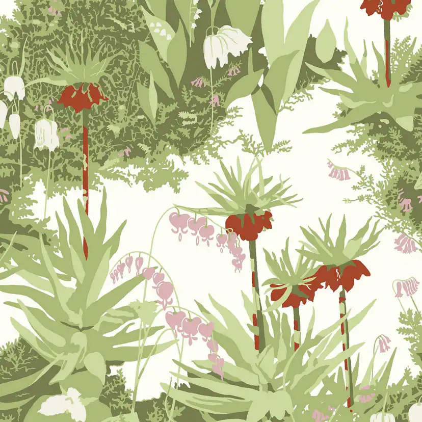 Tapet Boråstapeter Arne Jacobsen Kejsarkrona 1982