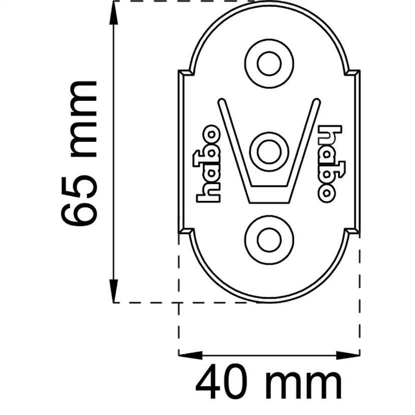 Fästbricka Habo 1105