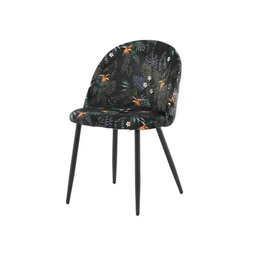 Matstol Venture Home Velvet Blommönstrad