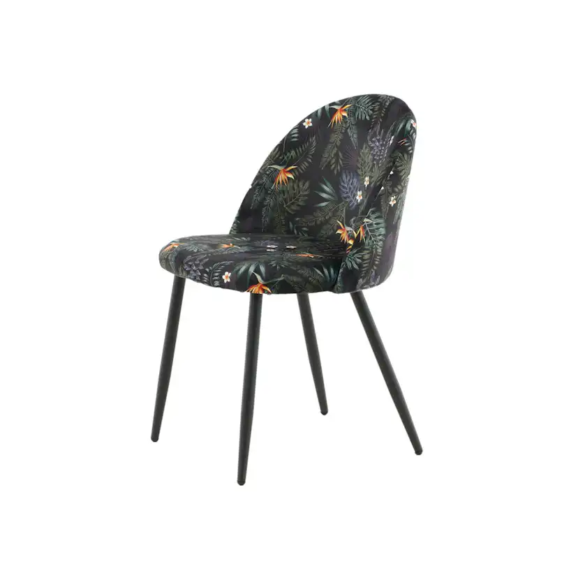 Matstol Venture Home Velvet Blommönstrad