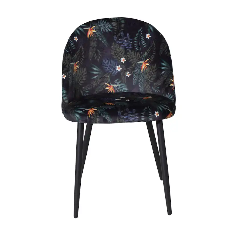 Matstol Venture Home Velvet Blommönstrad