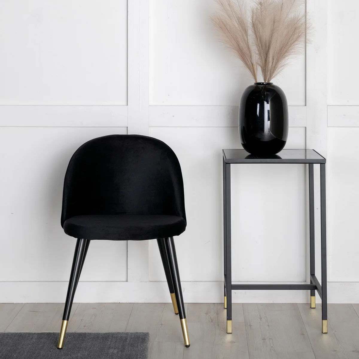 Matstol Venture Home Velvet Mässing