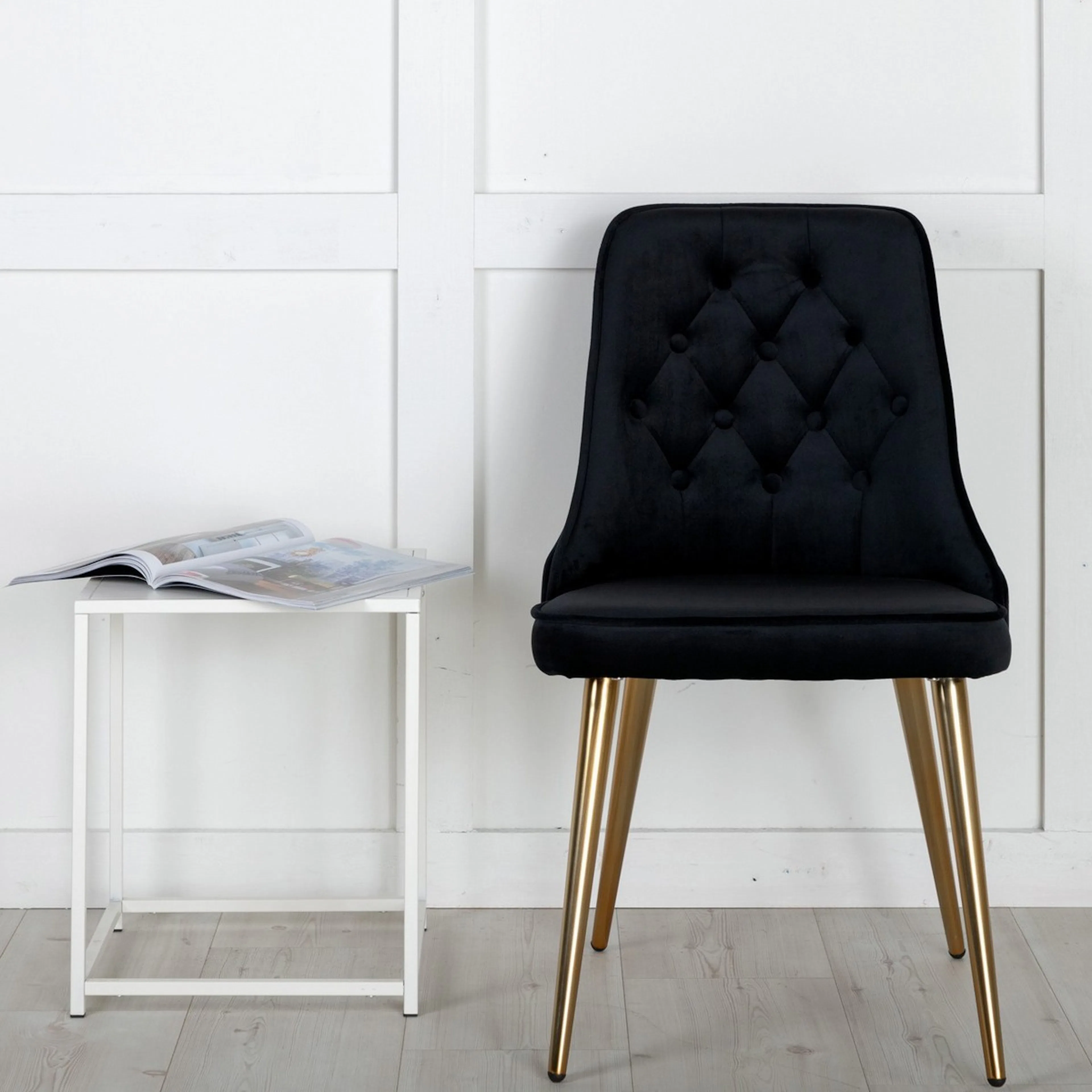 Matstol Venture Home Velvet Deluxe Matt Mässing Ben